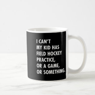 Caneca De Café Design De Jogo De Hóquei Em Campo E De Prática De