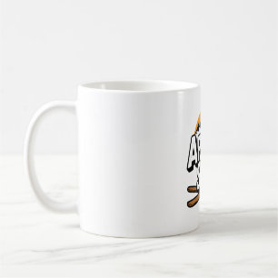 Caneca De Café Design de Lodge de Inverno Vintage Après Ski