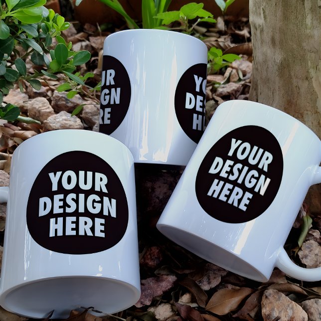 Caneca De Café Design de Logotipo Empresarial Personalizado de Do (Criador carregado)