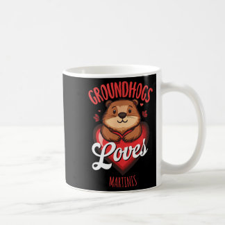 Caneca De Café Design de Martini do Dia da Toupeira Engraçado que