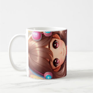 Caneca De Café Design de menina bonita