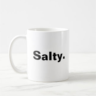 Caneca De Café design de minimalismo salgado de uma palavra