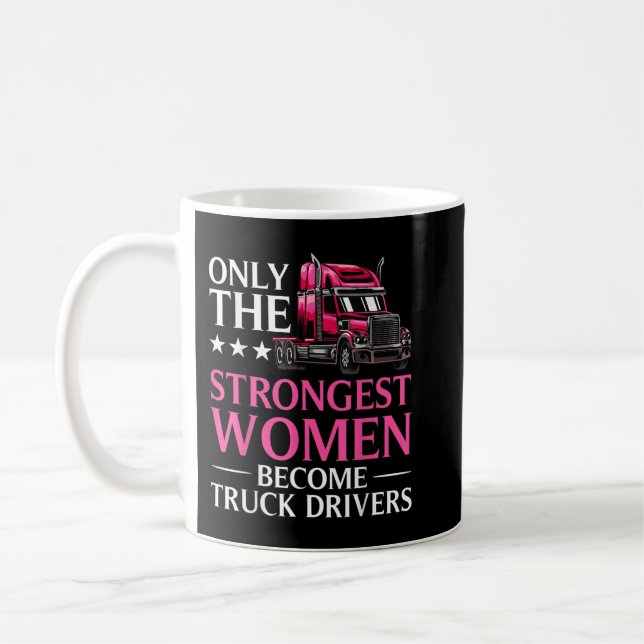 Caneca De Café Design De Motorista Engraçado Para Mulheres Menina (Esquerda)