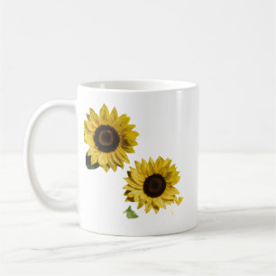 Caneca De Café Design de Mug Clássico de Girassol - Natureza Embr