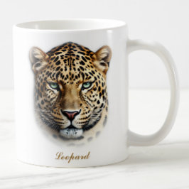 Caneca De Café Design de Mug de Café Leopardo de Duas Pontas