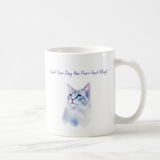 Caneca De Café Design de Mug Meow-Ttastic para Pentes de Gato (Direita)