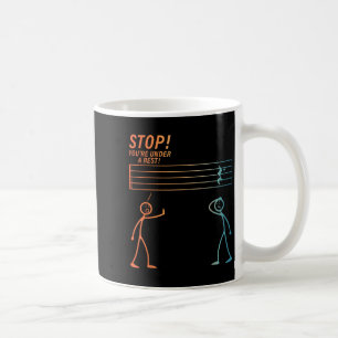 Caneca De Café Design De Música Engraçado Para Homens Professora