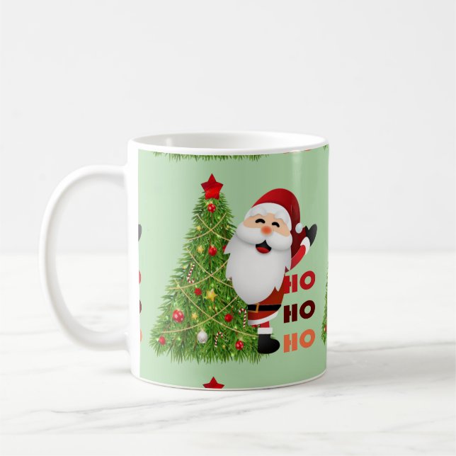Caneca De Café Design de Natal (Esquerda)