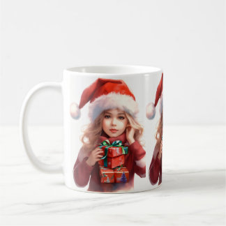 Caneca De Café Design de Natal feliz|