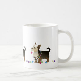 Caneca De Café Design de Natal Yorkie