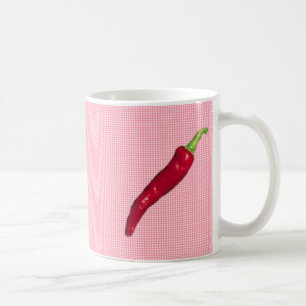 Caneca De Café Design de pimenta vermelha quente