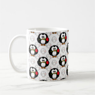 Caneca De Café Design de Pinguim-Cute