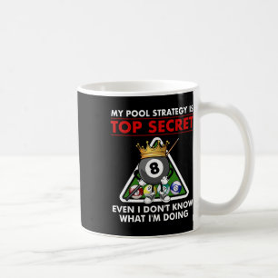 Caneca De Café Design De Piscina Engraçado Billiards Para Homens 