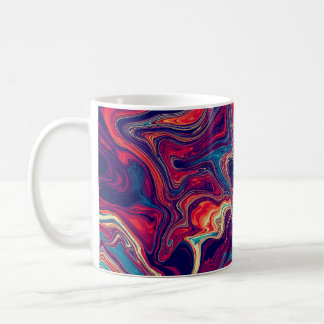 Caneca De Café Design de Pop de abstrato para e Moderno Artístico