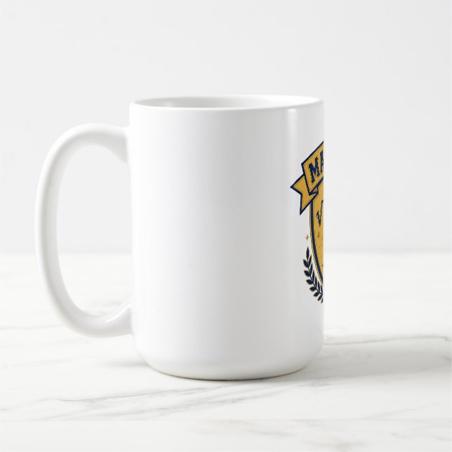 Caneca De Café Design de Professor de Matemática do Time de Matem (Esquerda)