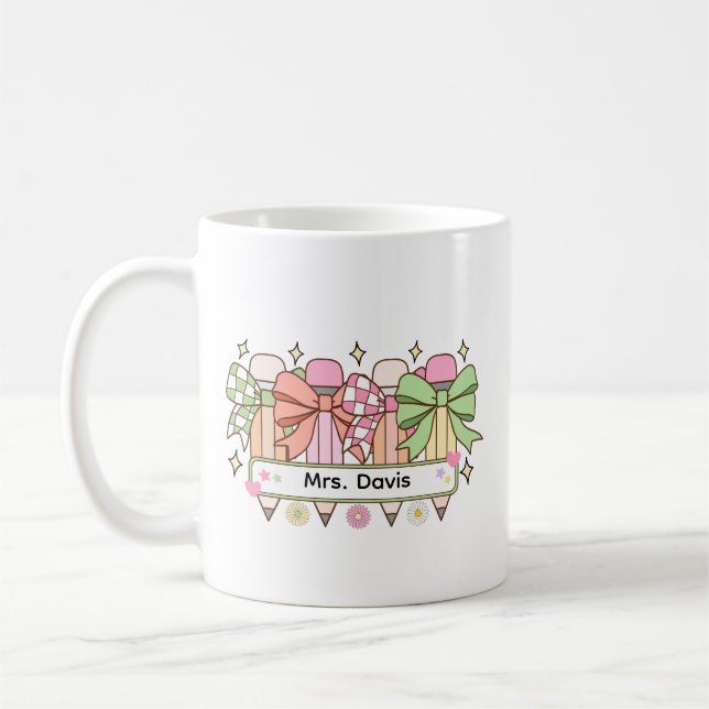 Caneca De Café Design de Professor Personalizado  (Esquerda)