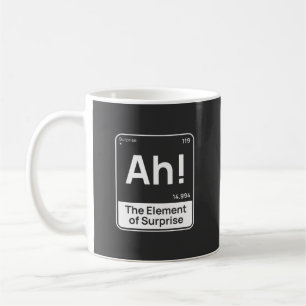 Caneca De Café Design de Química Divertido – Elemento Surpresa “A