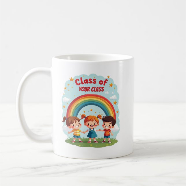 Caneca De Café Design De Sala De Classe Personalizada Para Crianç (Esquerda)