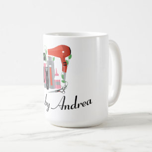Caneca De Café Design de Salão de Cabelo