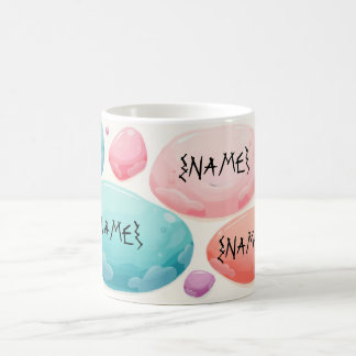 Caneca De Café Design de Seixo Personalizado