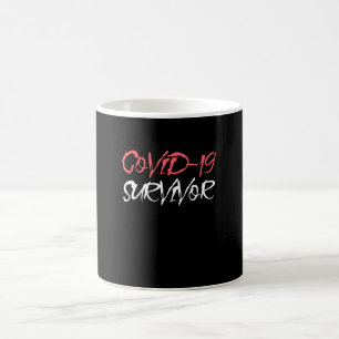 Caneca De Café Design de Sensibilização do Vírus Covid-19