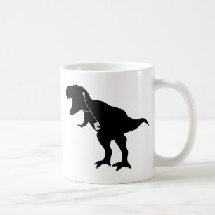 Caneca De Café Design de T-Rex da dança