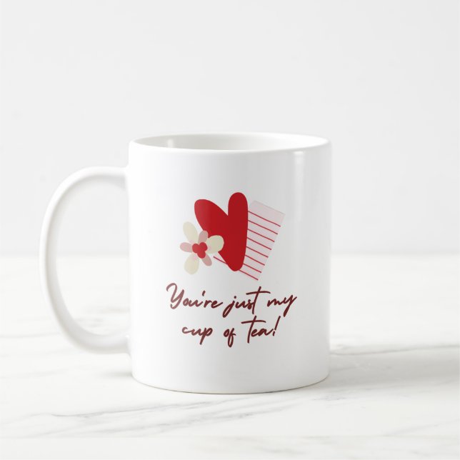 Caneca De Café Design de Tema de Amor (Esquerda)