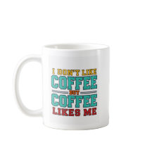 Design de tipografia de café engraçado