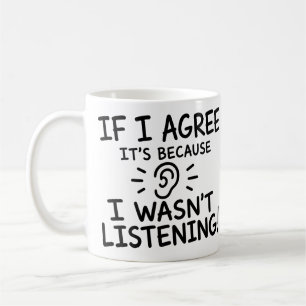 Caneca De Café Design de Tipografia de Citação Engraçada