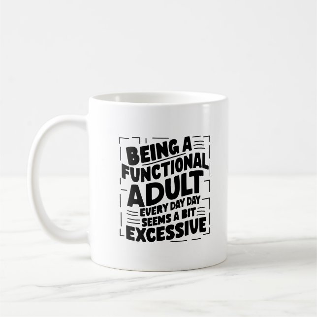 Caneca De Café Design de tipografia Motivacional (Esquerda)