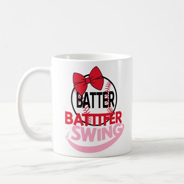 Caneca De Café Design de "Troca de Bateria de Bateria de Beisebol (Esquerda)