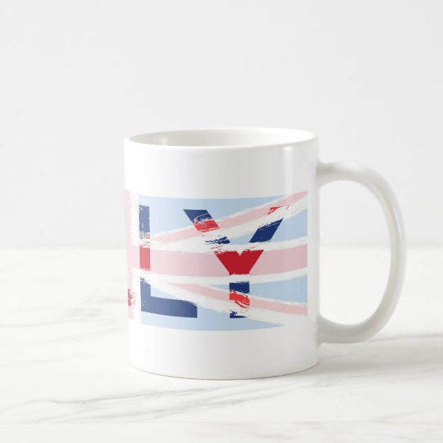Caneca De Café Design de Union Jack, Kelly (Direita)