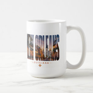 Caneca De Café Design de Viagem Nova Orleans Louisiana