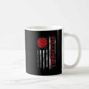 Caneca De Café Design de Voleibol Divertido para Homens Mulheres