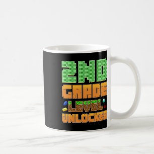 Caneca De Café Design de Volta às Aulas de Jogador Desbloqueado d