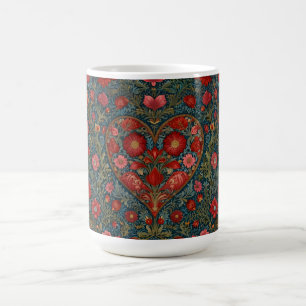 Caneca De Café Design Dia de os namorados egípico vitoriano
