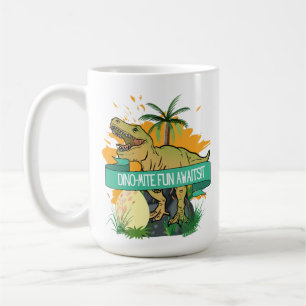 CANECA DE CAFÉ DESIGN DINOSAUR
