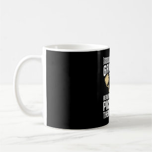 Caneca De Café Design Divertido de Pickleball para Homens Avô Pic