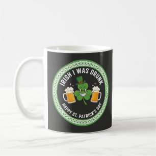 Caneca De Café Design Divertido do Dia de São Patrício - Eu Estav