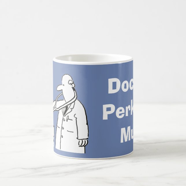 Caneca De Café Design Divertido para um Médico (Centro)