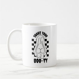 Caneca De Café Design do Bumbum fantasma - "Shake Your Boo-ty"