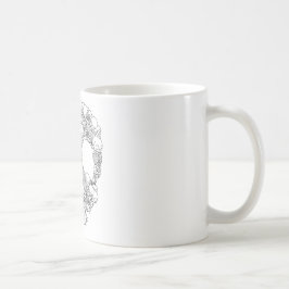 Caneca De Café Design do crânio - pirâmide dos crânios