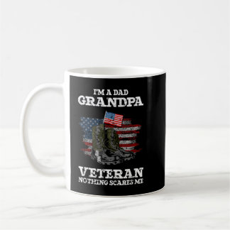 Caneca De Café Design do Exército Americano Veterano, Bandeira Mi