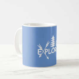 Caneca De Café Design do Explorer - Mug Clássico