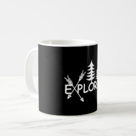 Caneca De Café Design do Explorer - Mug Clássico
