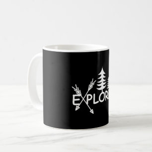Caneca De Café Design do Explorer - Mug Clássico