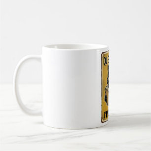 Caneca De Café Design do Gato Preto Leitura Silenciosa