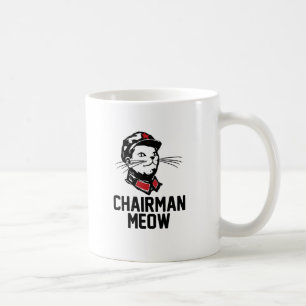 Caneca De Café Design do Meow do presidente (Mao)