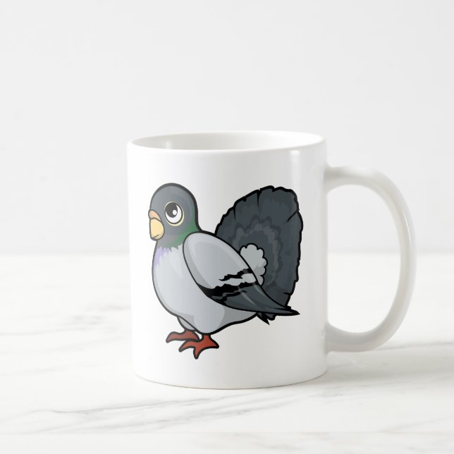 Caneca De Café Design do pombo (Direita)