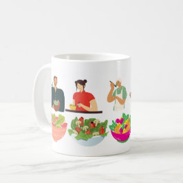 Caneca De Café Design do show de Cozinhar saudável do Chef